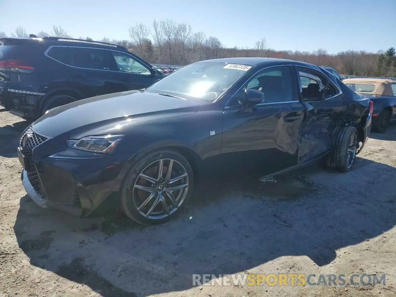 1 Photograph of a damaged car JTHCZ1D23K5016640 LEXUS IS 2019