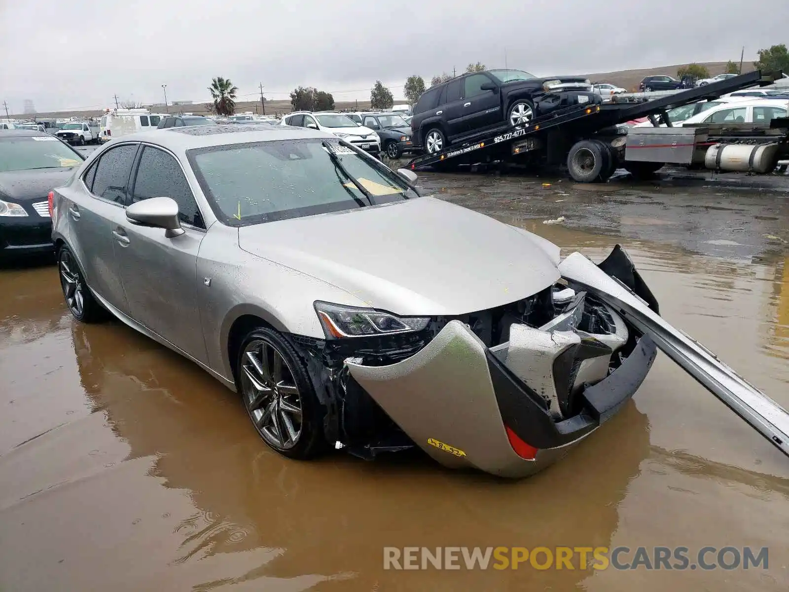 1 Photograph of a damaged car JTHCZ1D28K5016715 LEXUS IS 2019