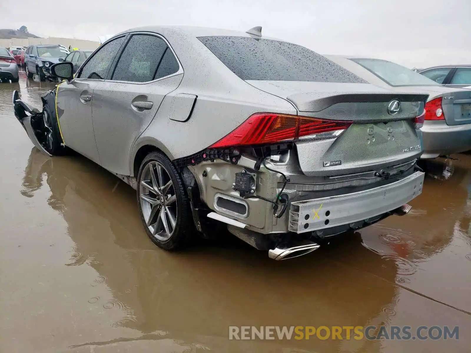 3 Photograph of a damaged car JTHCZ1D28K5016715 LEXUS IS 2019