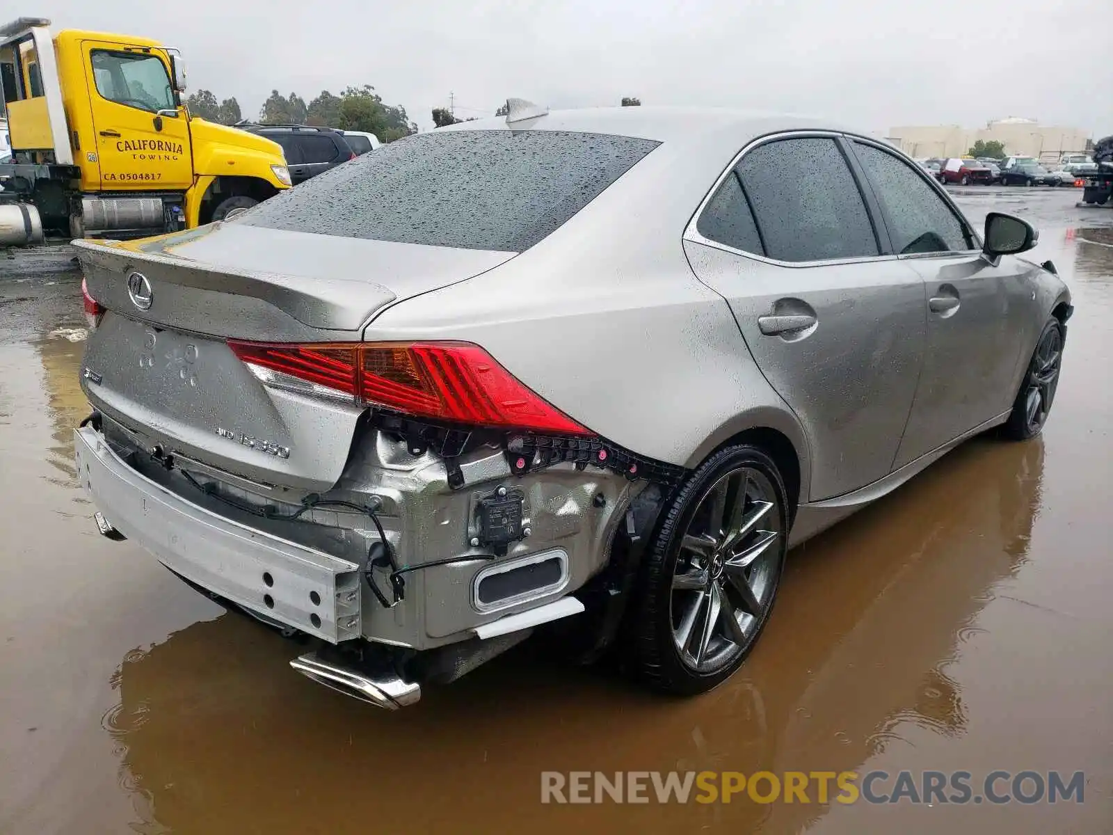 4 Photograph of a damaged car JTHCZ1D28K5016715 LEXUS IS 2019