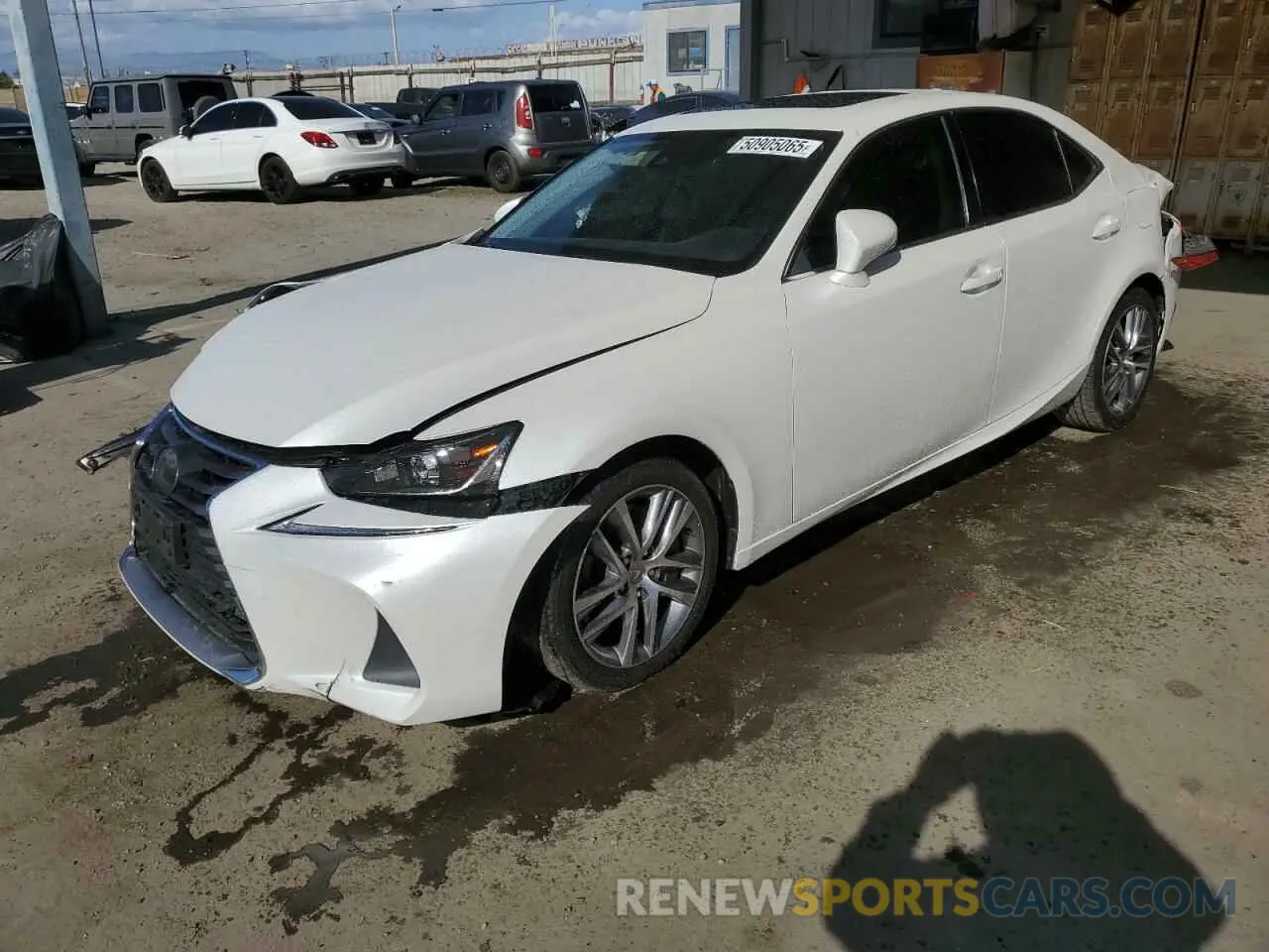 1 Photograph of a damaged car JTHA81F25L5042052 LEXUS IS 2020
