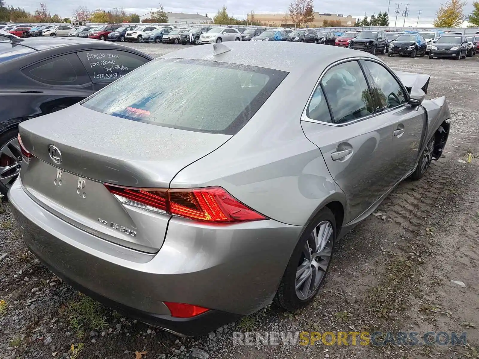 4 Photograph of a damaged car JTHA81F29L5041566 LEXUS IS 2020