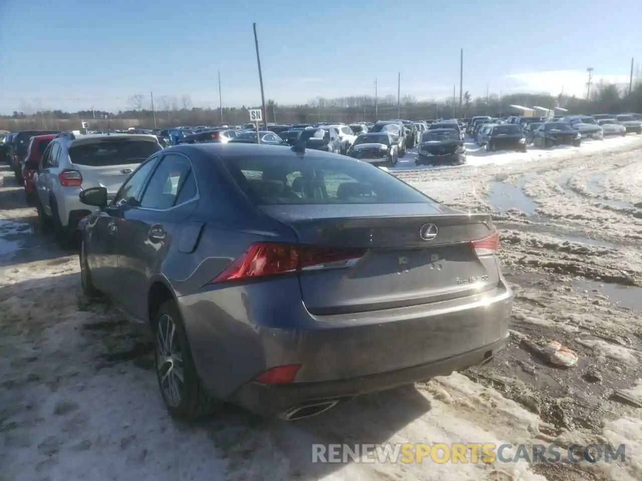 3 Photograph of a damaged car JTHA81F2XL5041317 LEXUS IS 2020