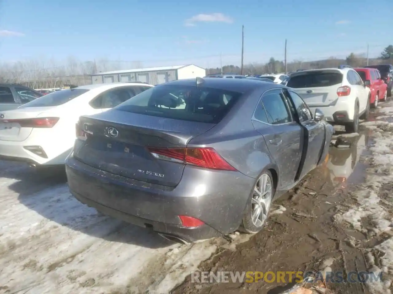 4 Photograph of a damaged car JTHA81F2XL5041317 LEXUS IS 2020