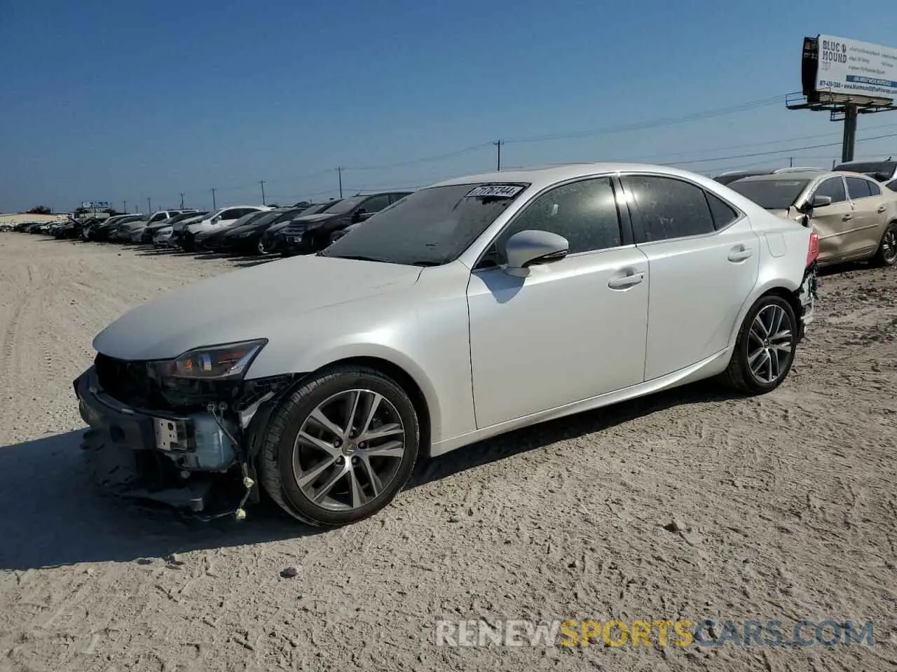 1 Photograph of a damaged car JTHAA1D20L5105050 LEXUS IS 2020