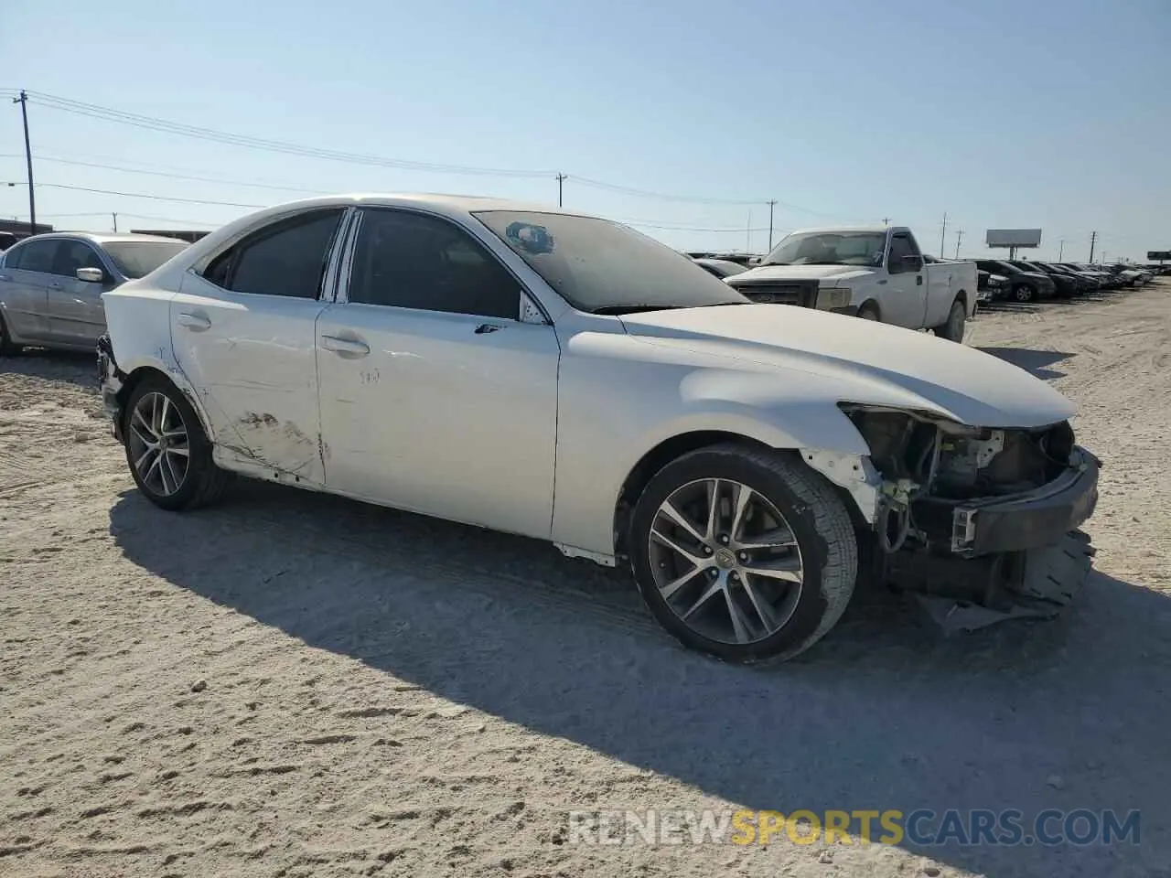 4 Photograph of a damaged car JTHAA1D20L5105050 LEXUS IS 2020