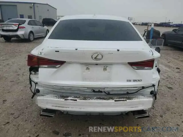 6 Photograph of a damaged car JTHAA1D20L5105050 LEXUS IS 2020
