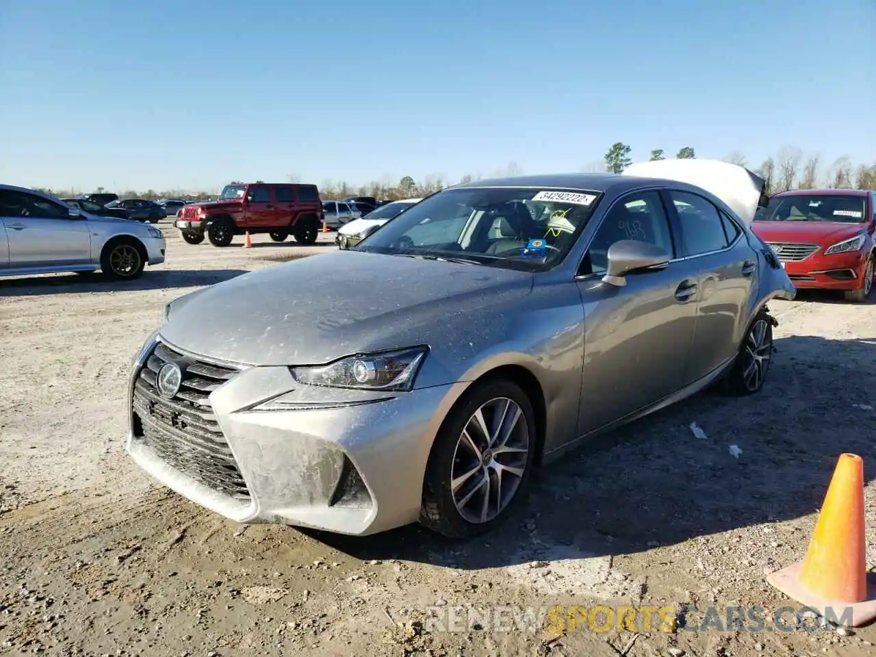 2 Photograph of a damaged car JTHAA1D20L5108417 LEXUS IS 2020