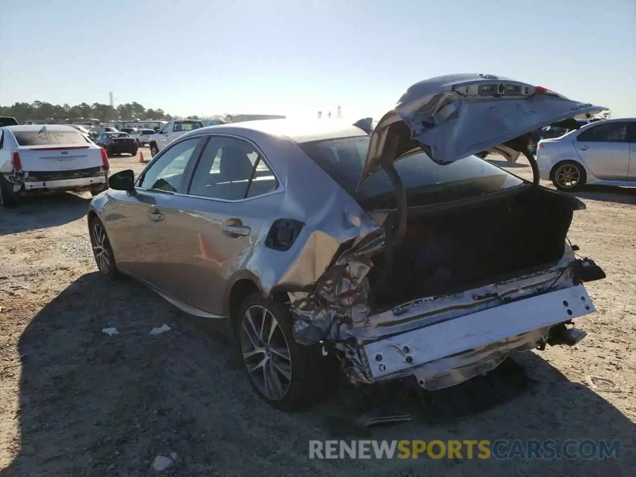 3 Photograph of a damaged car JTHAA1D20L5108417 LEXUS IS 2020