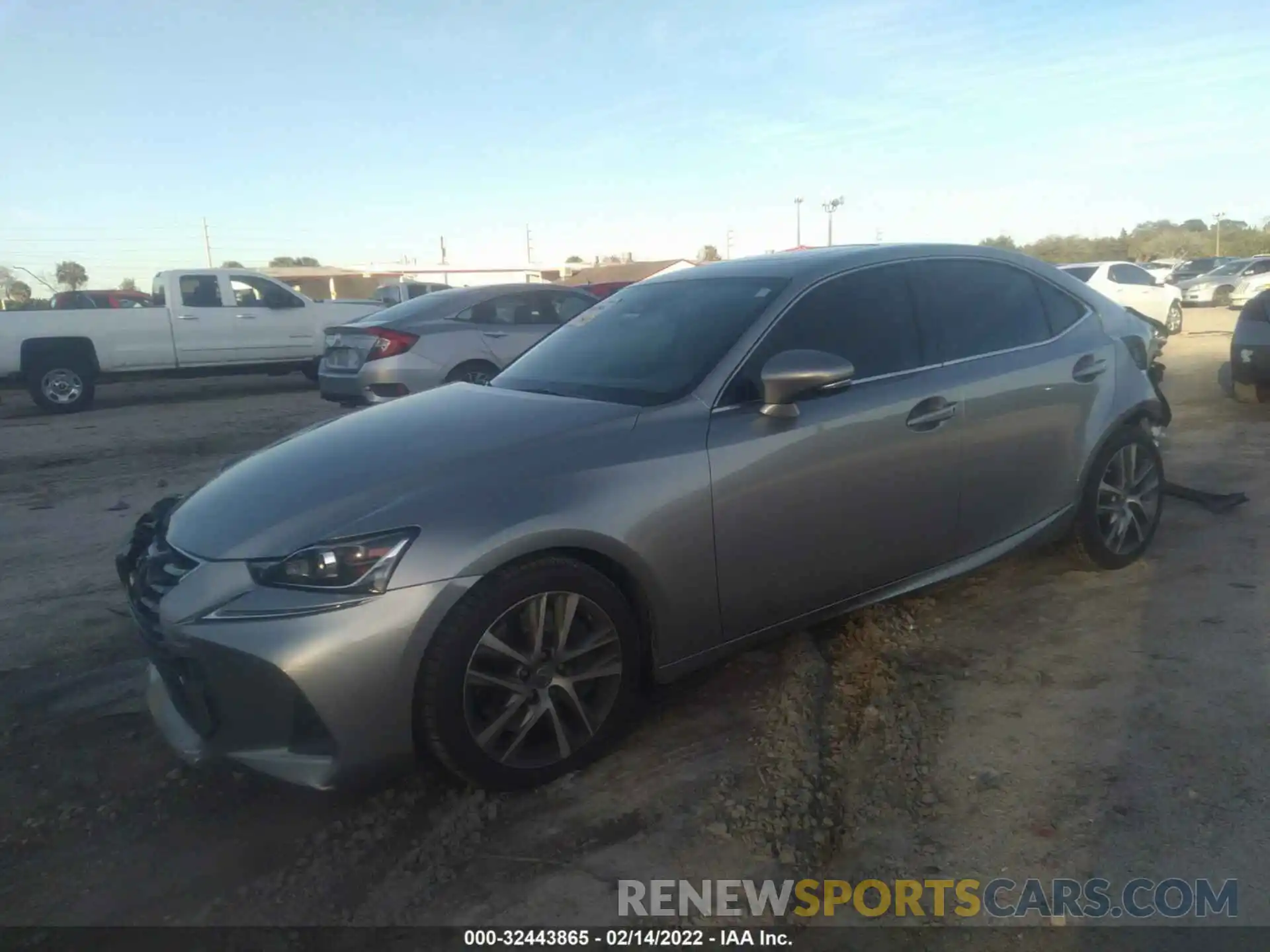 2 Photograph of a damaged car JTHAA1D21L5103775 LEXUS IS 2020