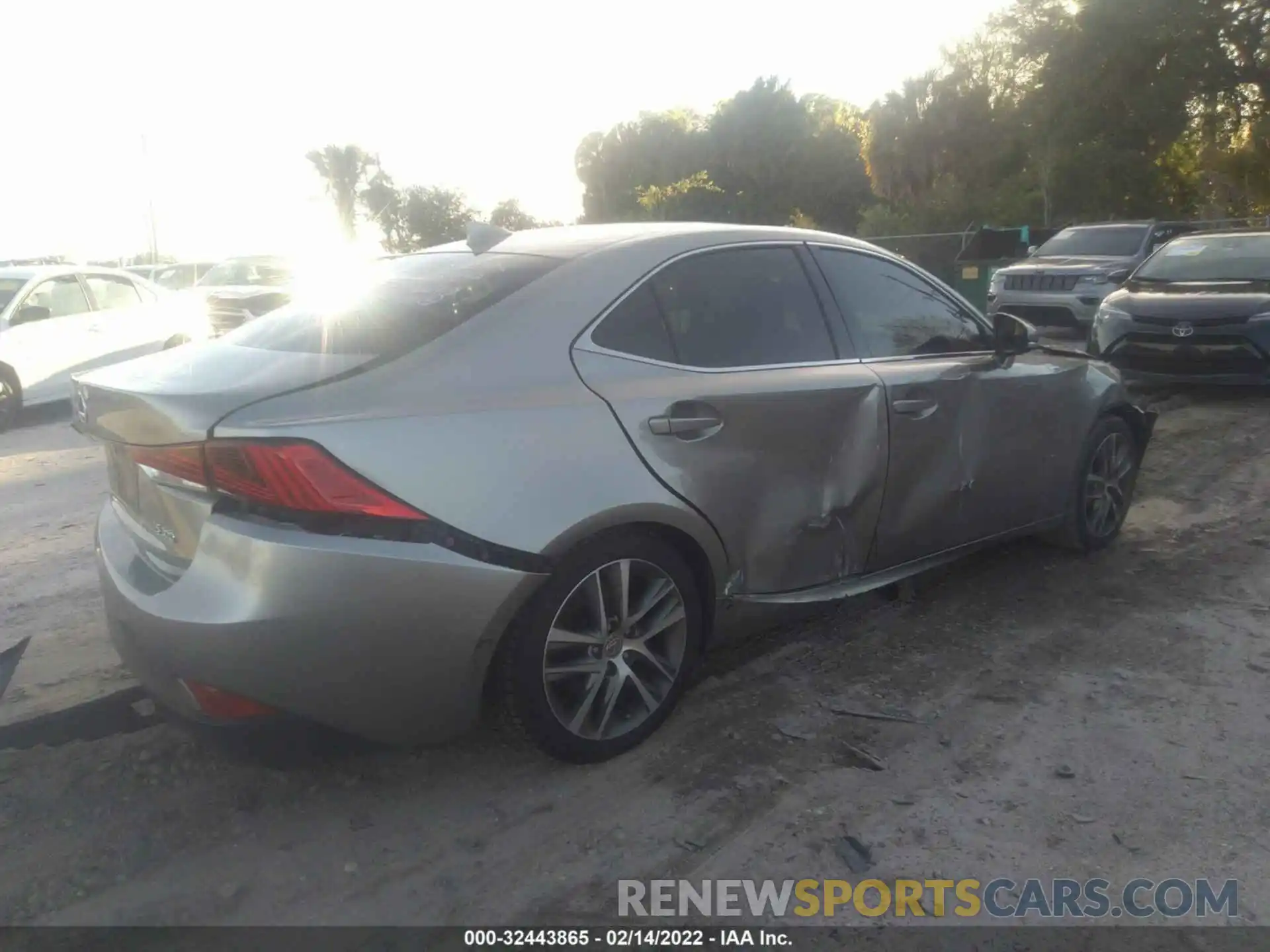 4 Photograph of a damaged car JTHAA1D21L5103775 LEXUS IS 2020