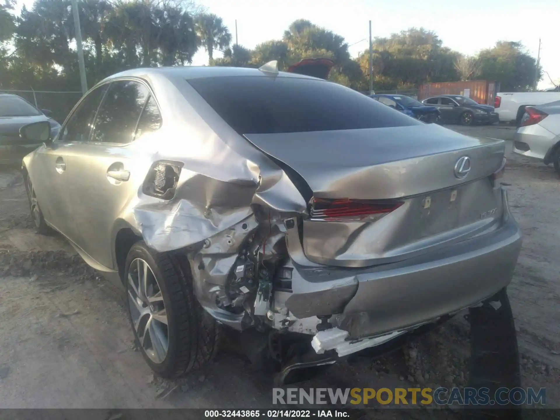 6 Photograph of a damaged car JTHAA1D21L5103775 LEXUS IS 2020