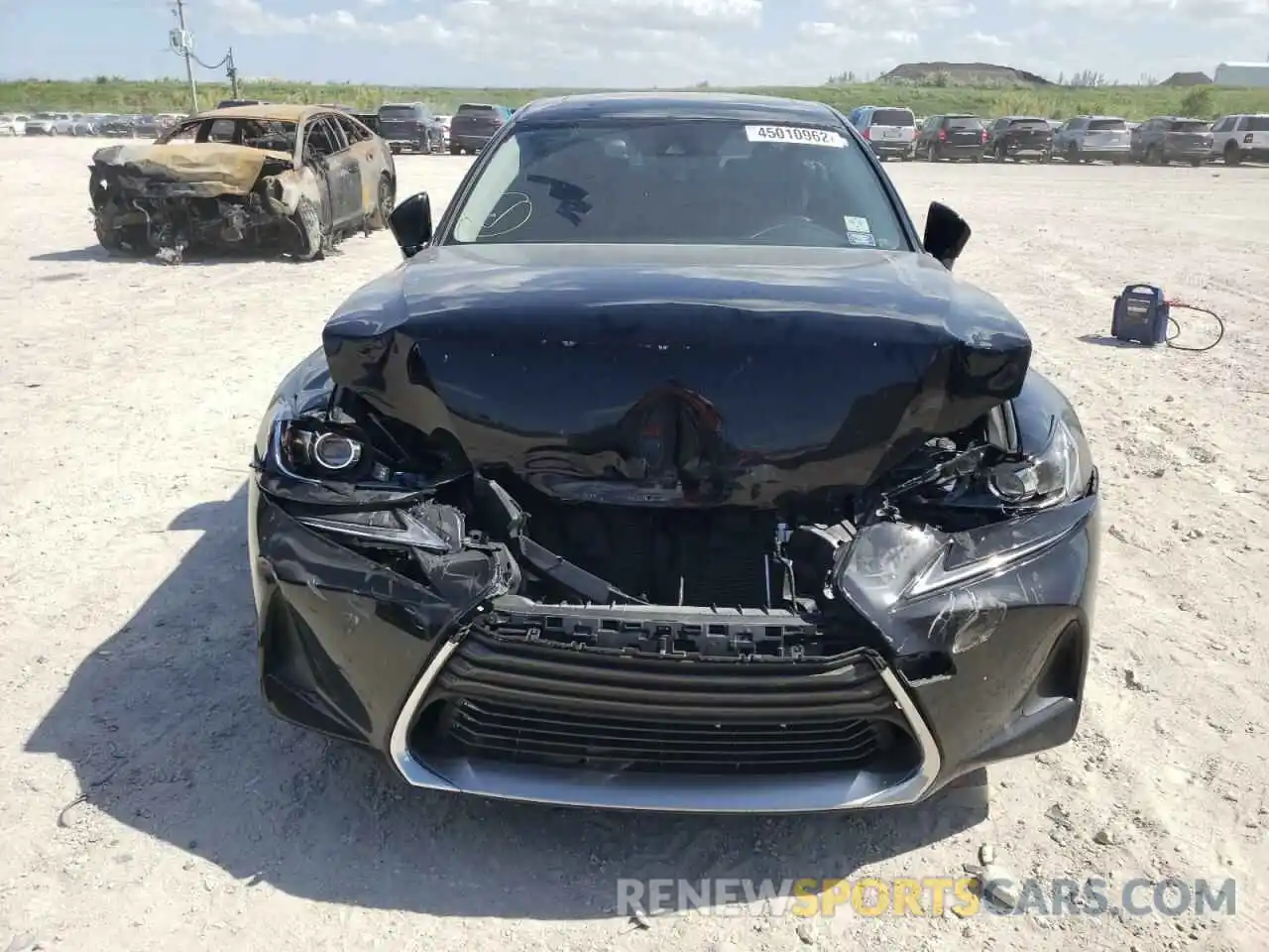 9 Photograph of a damaged car JTHAA1D21L5105865 LEXUS IS 2020