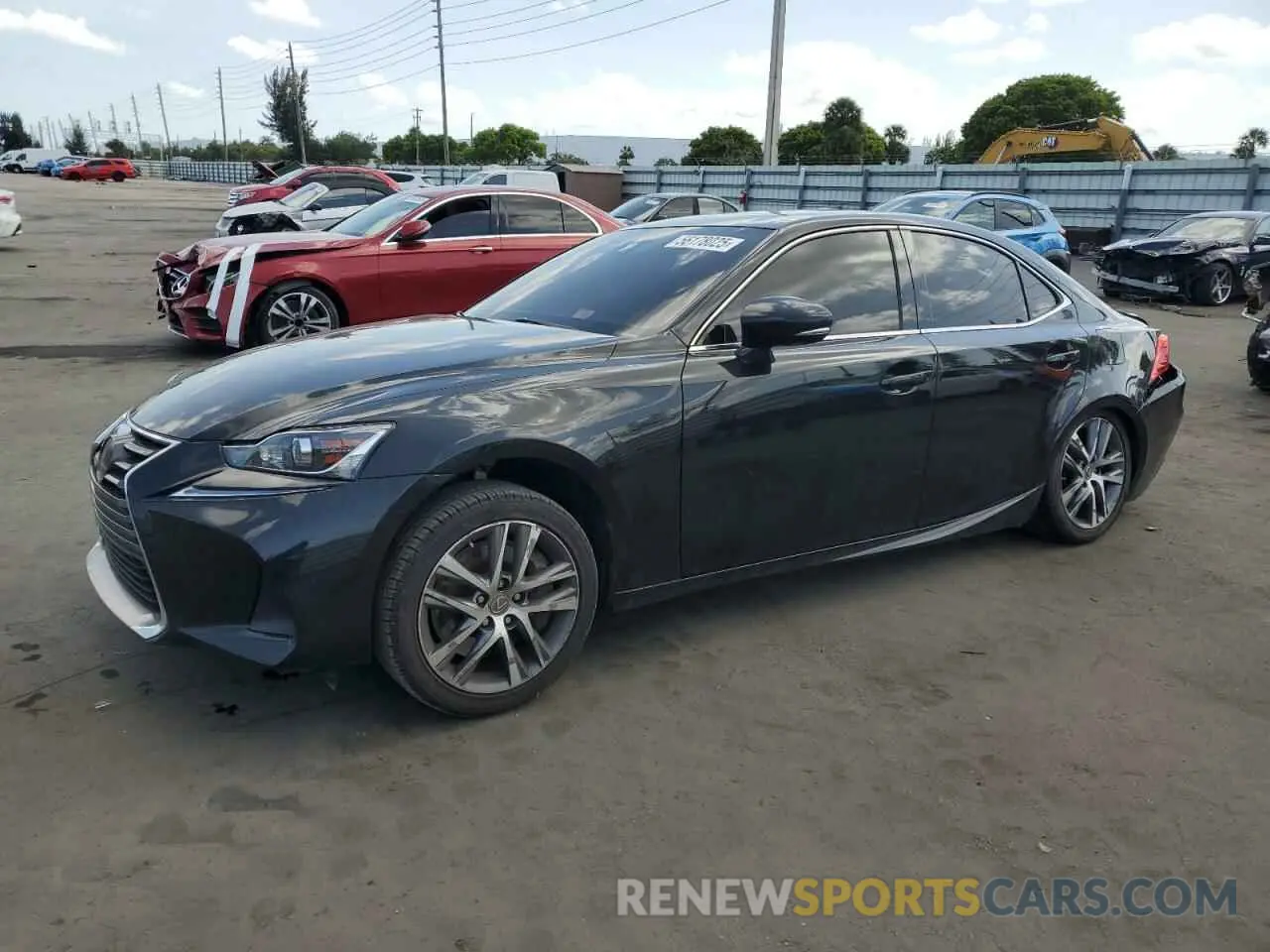 1 Photograph of a damaged car JTHAA1D21L5108510 LEXUS IS 2020