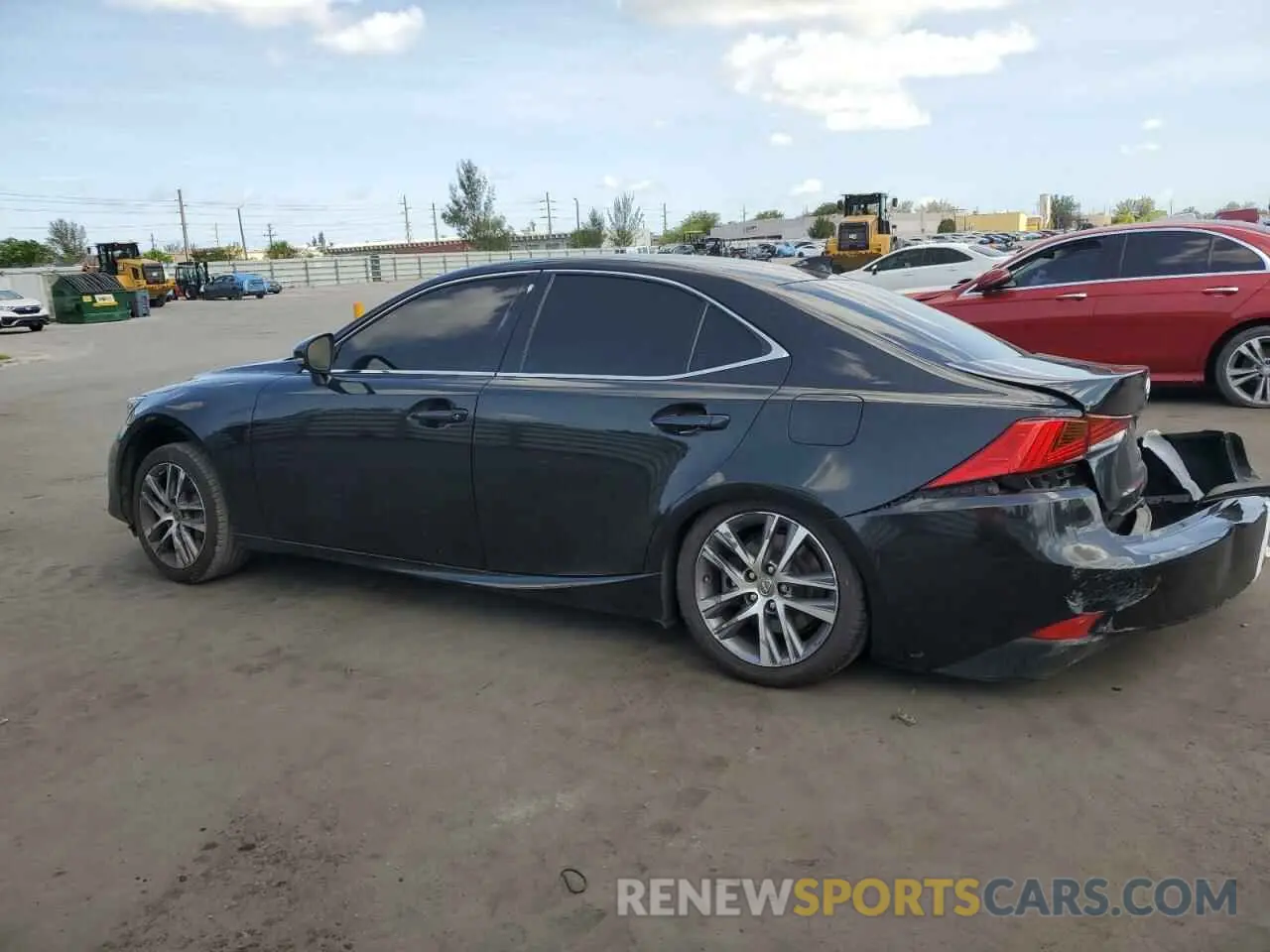 2 Photograph of a damaged car JTHAA1D21L5108510 LEXUS IS 2020