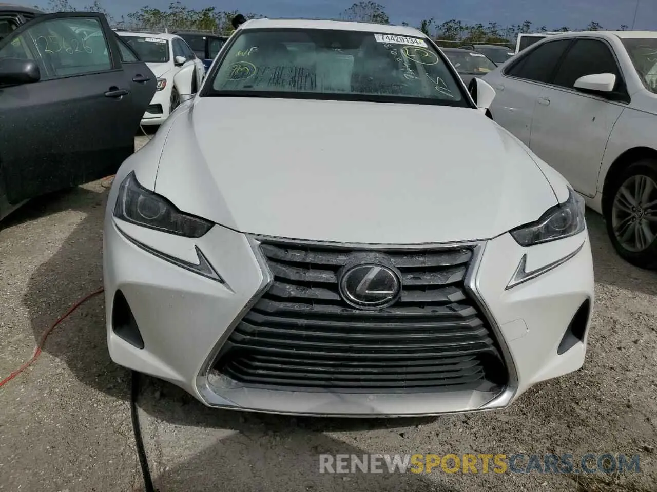 5 Photograph of a damaged car JTHAA1D22L5102330 LEXUS IS 2020