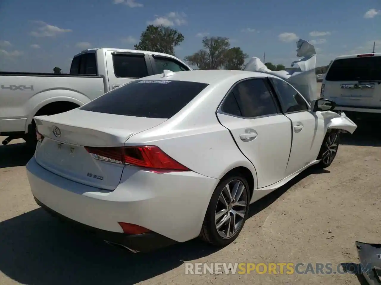 4 Photograph of a damaged car JTHAA1D22L5108984 LEXUS IS 2020