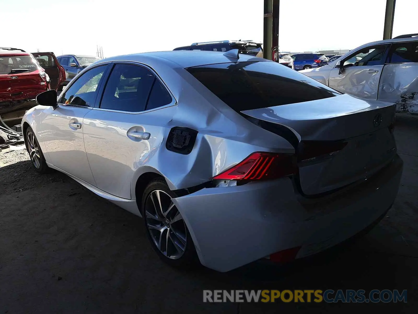 3 Photograph of a damaged car JTHAA1D23L5102210 LEXUS IS 2020