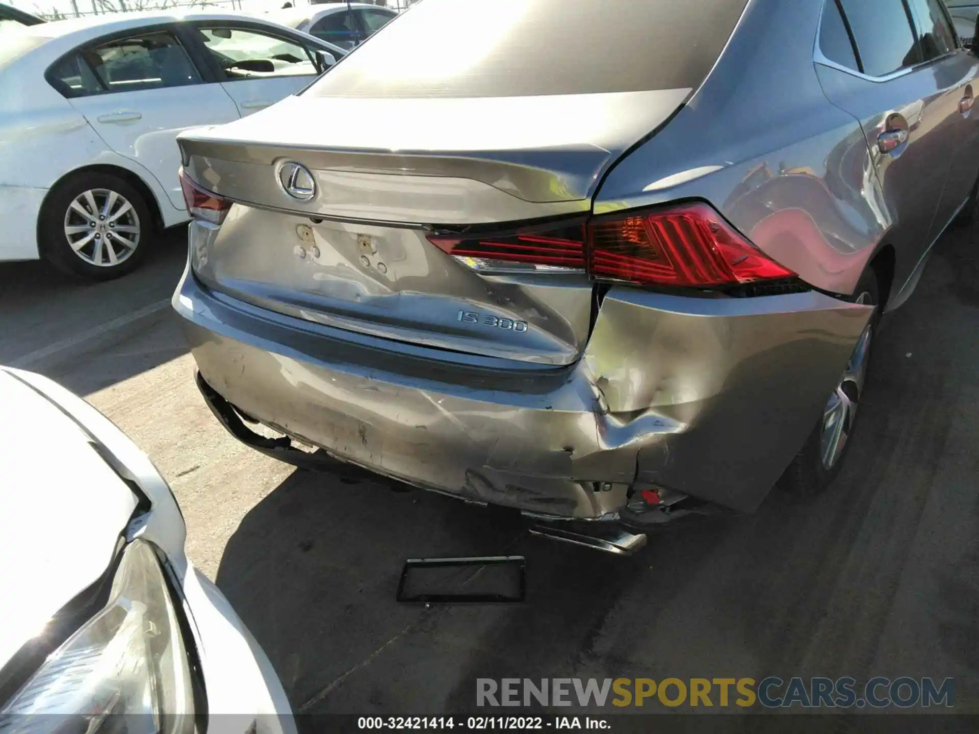 6 Photograph of a damaged car JTHAA1D23L5102479 LEXUS IS 2020