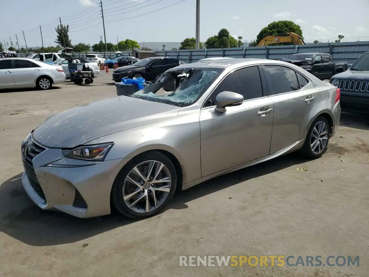 1 Photograph of a damaged car JTHAA1D23L5106435 LEXUS IS 2020