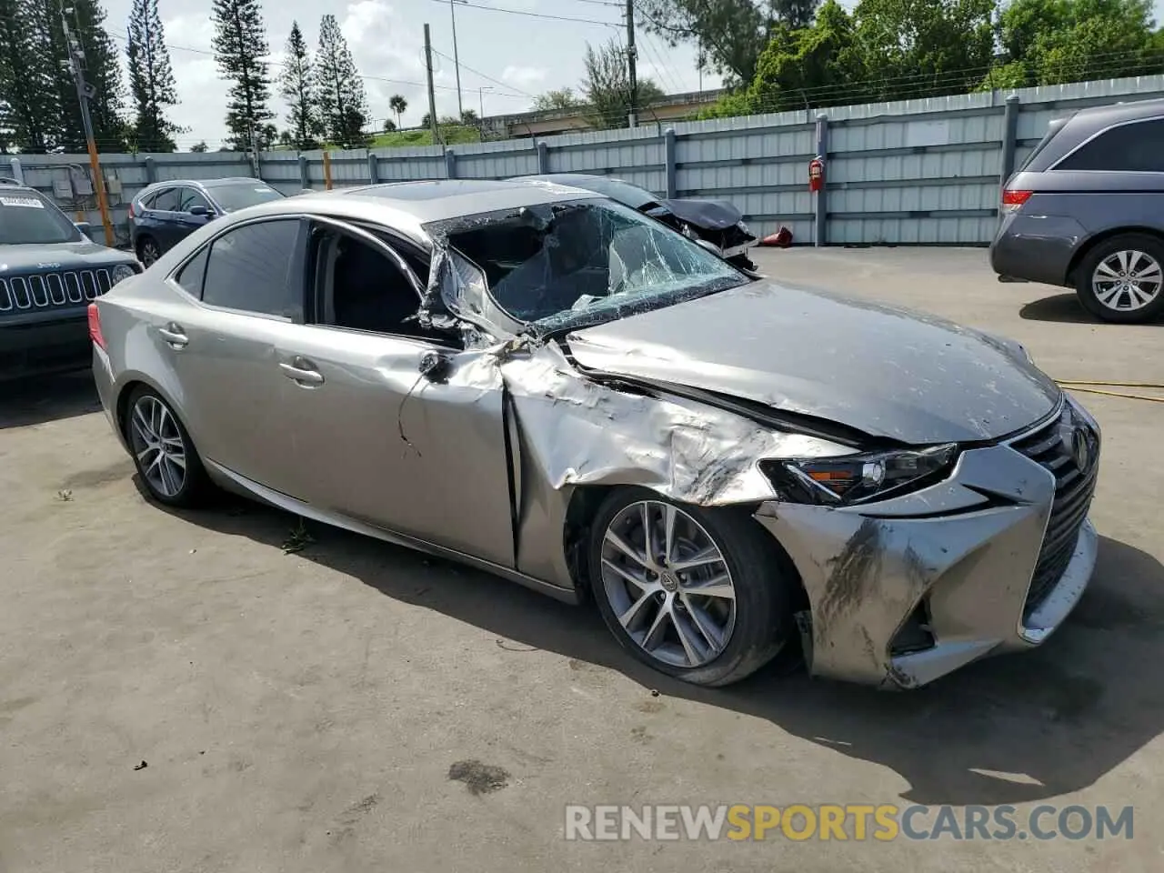 4 Photograph of a damaged car JTHAA1D23L5106435 LEXUS IS 2020