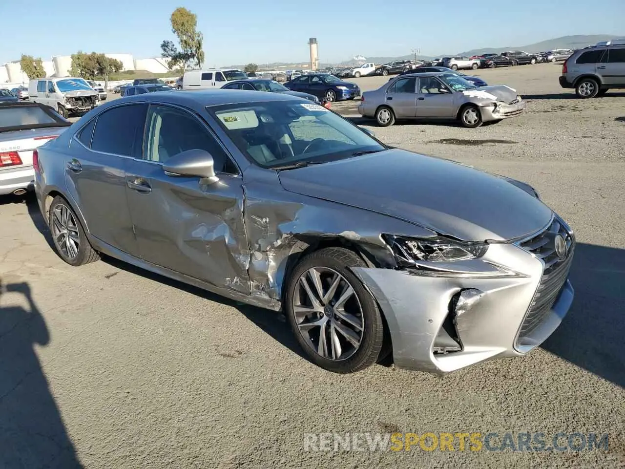4 Photograph of a damaged car JTHAA1D23L5108833 LEXUS IS 2020