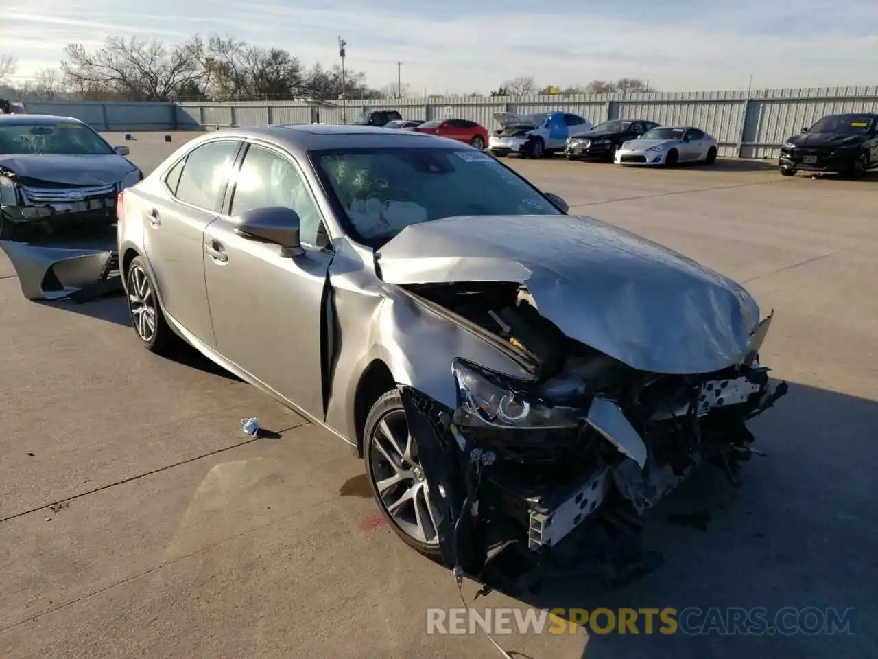 1 Photograph of a damaged car JTHAA1D25L5102466 LEXUS IS 2020