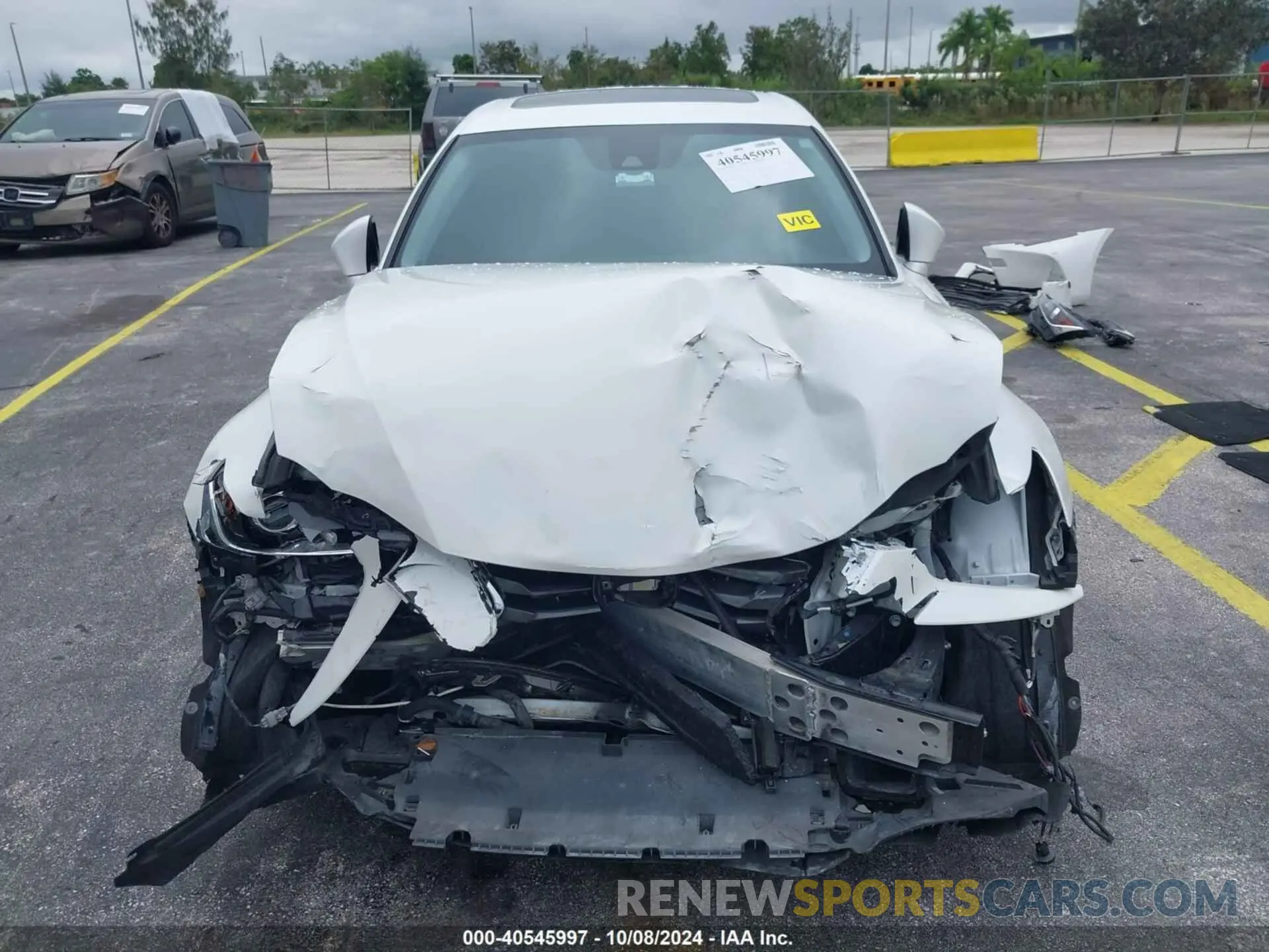 6 Photograph of a damaged car JTHAA1D25L5105769 LEXUS IS 2020