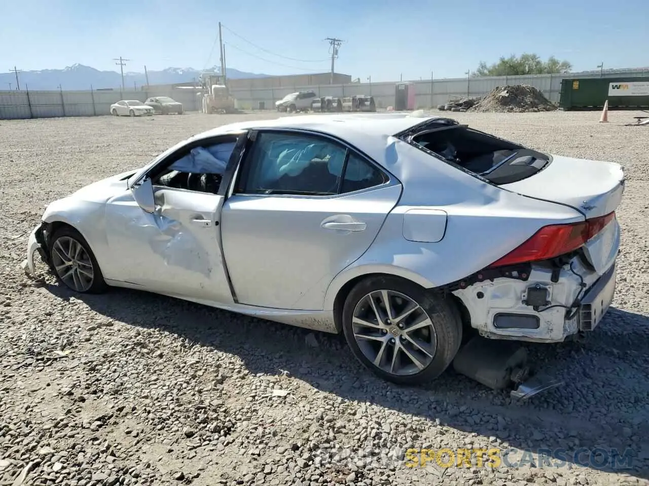 2 Photograph of a damaged car JTHAA1D26L5108390 LEXUS IS 2020