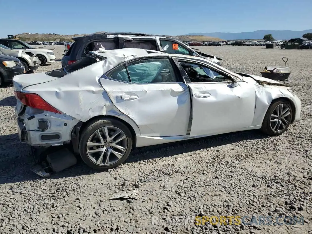 3 Photograph of a damaged car JTHAA1D26L5108390 LEXUS IS 2020