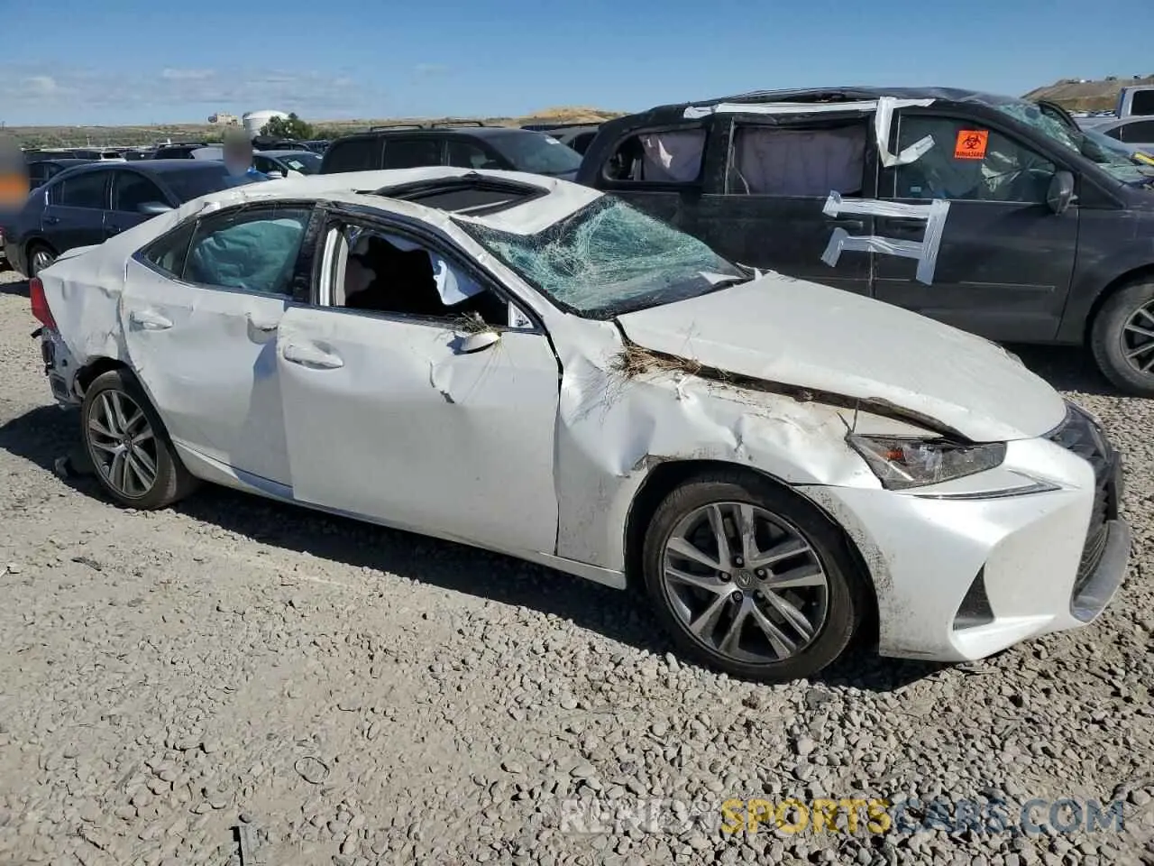 4 Photograph of a damaged car JTHAA1D26L5108390 LEXUS IS 2020