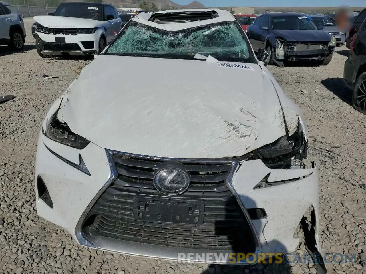 5 Photograph of a damaged car JTHAA1D26L5108390 LEXUS IS 2020