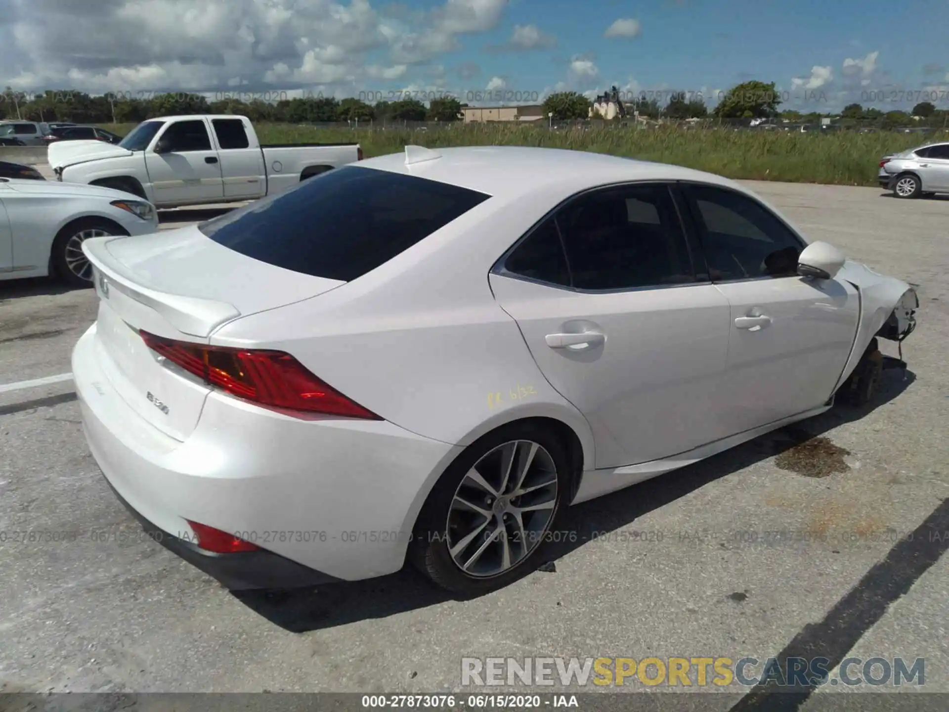 4 Photograph of a damaged car JTHAA1D27L5102629 LEXUS IS 2020