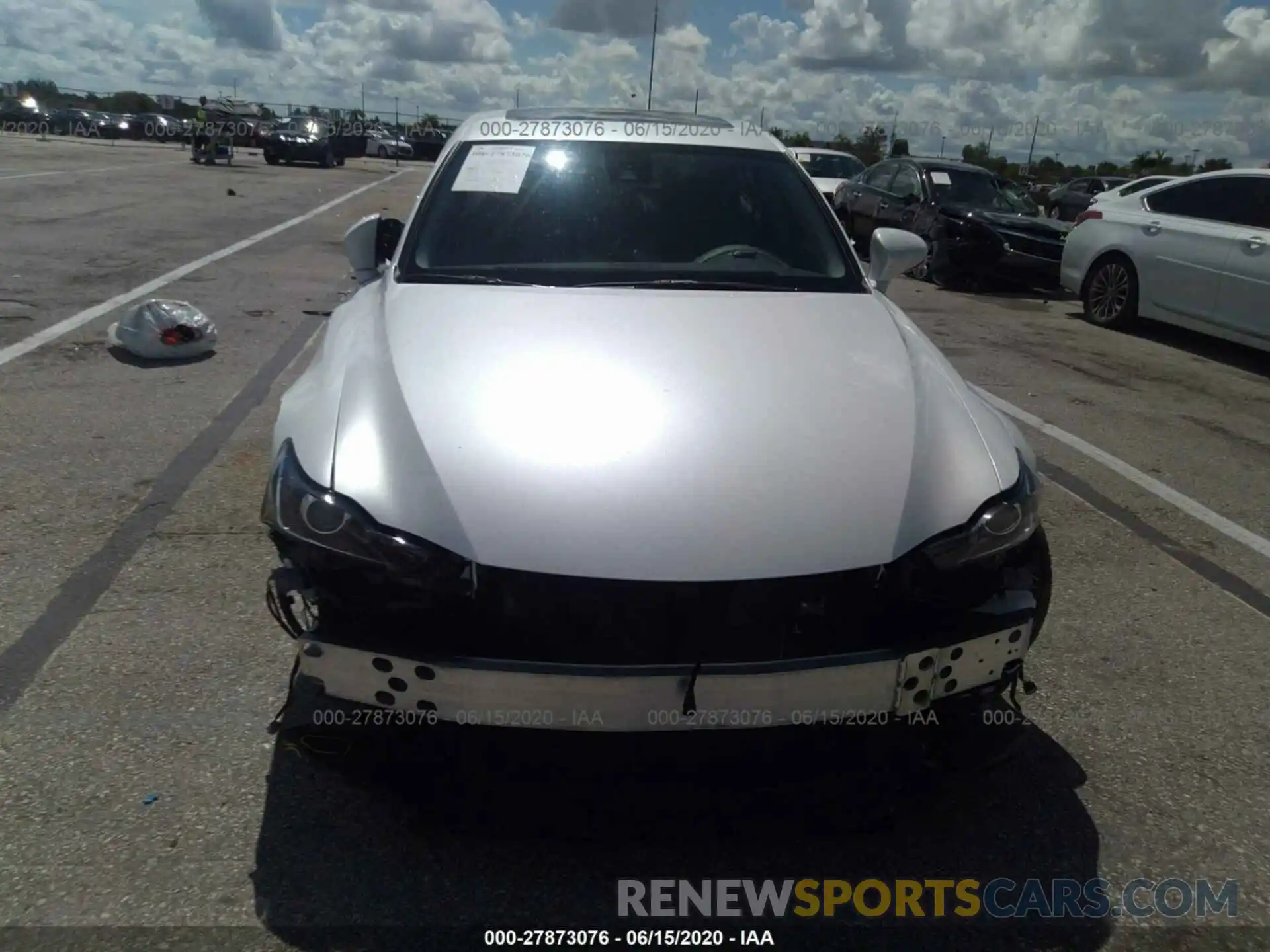 6 Photograph of a damaged car JTHAA1D27L5102629 LEXUS IS 2020