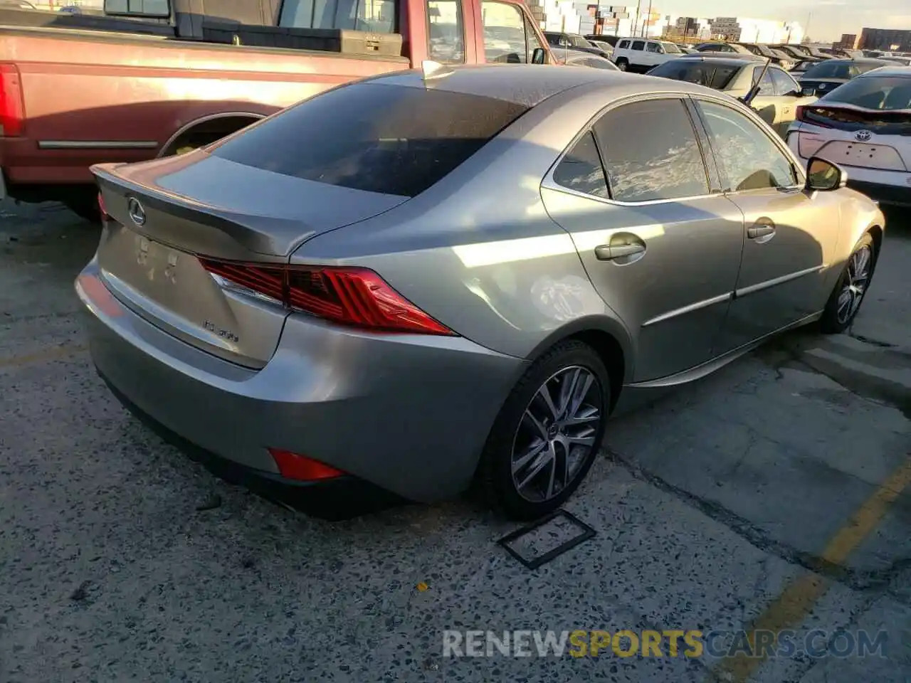 4 Photograph of a damaged car JTHAA1D27L5107653 LEXUS IS 2020