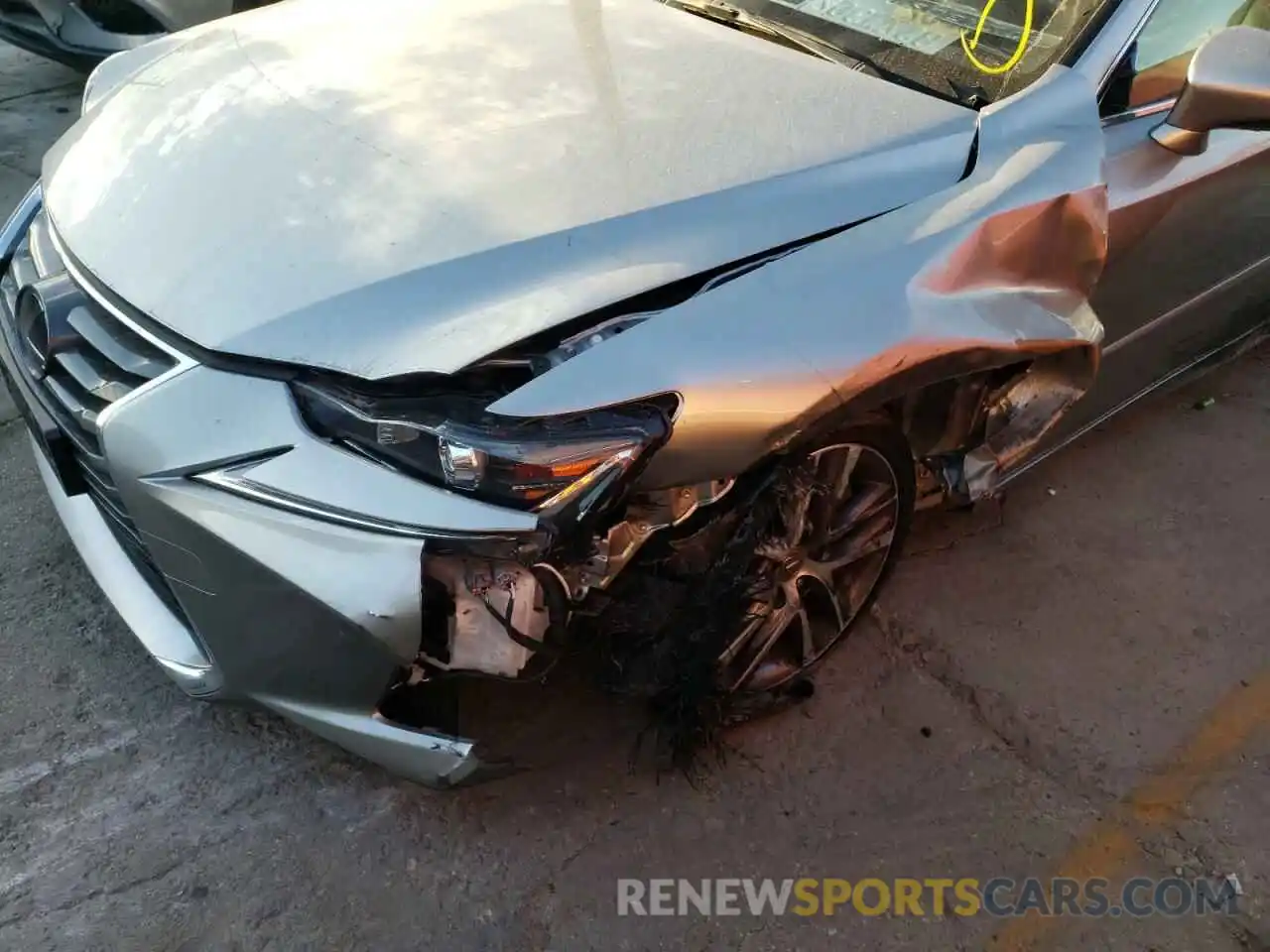 9 Photograph of a damaged car JTHAA1D27L5107653 LEXUS IS 2020