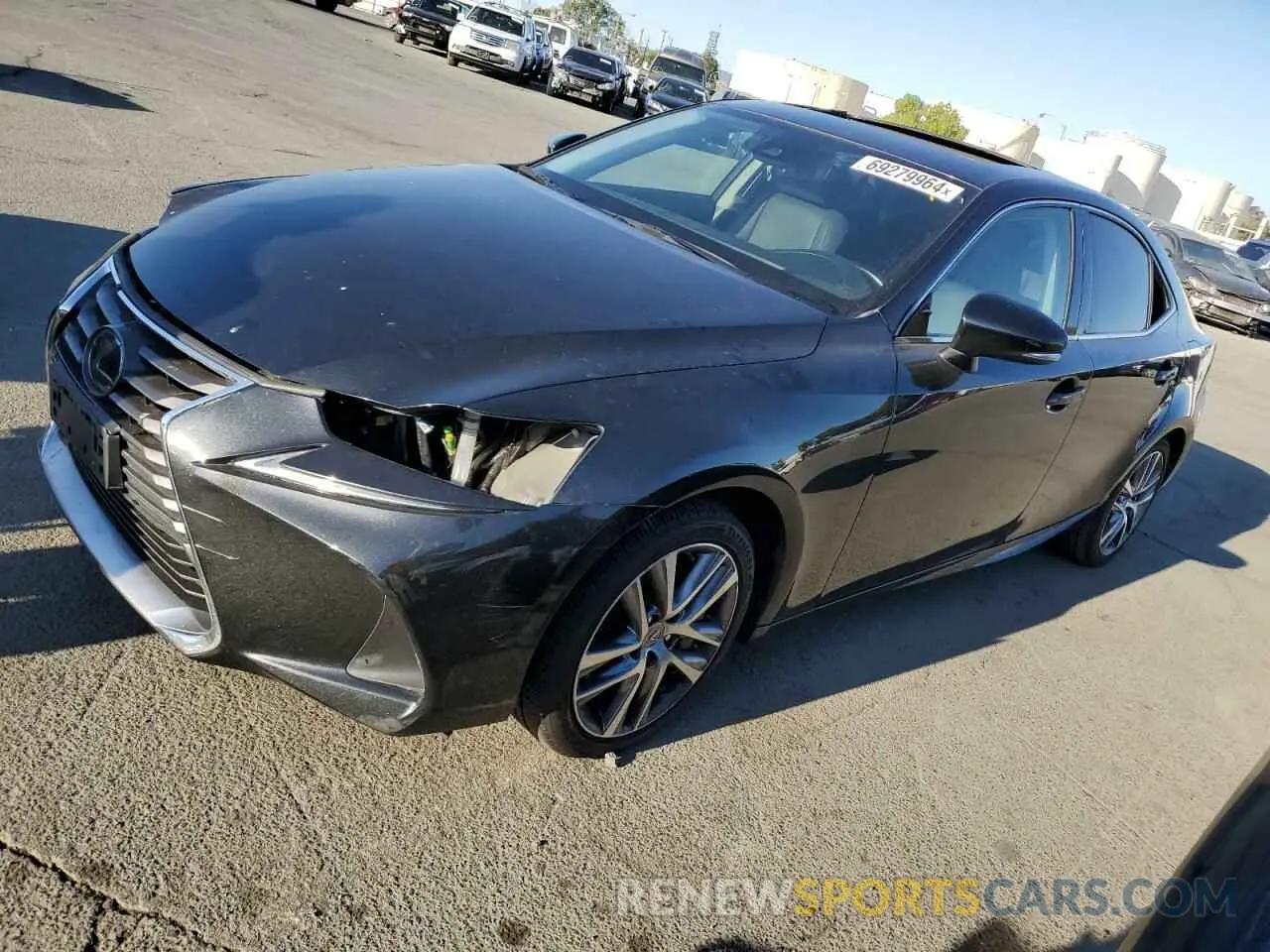 1 Photograph of a damaged car JTHAA1D28L5102493 LEXUS IS 2020