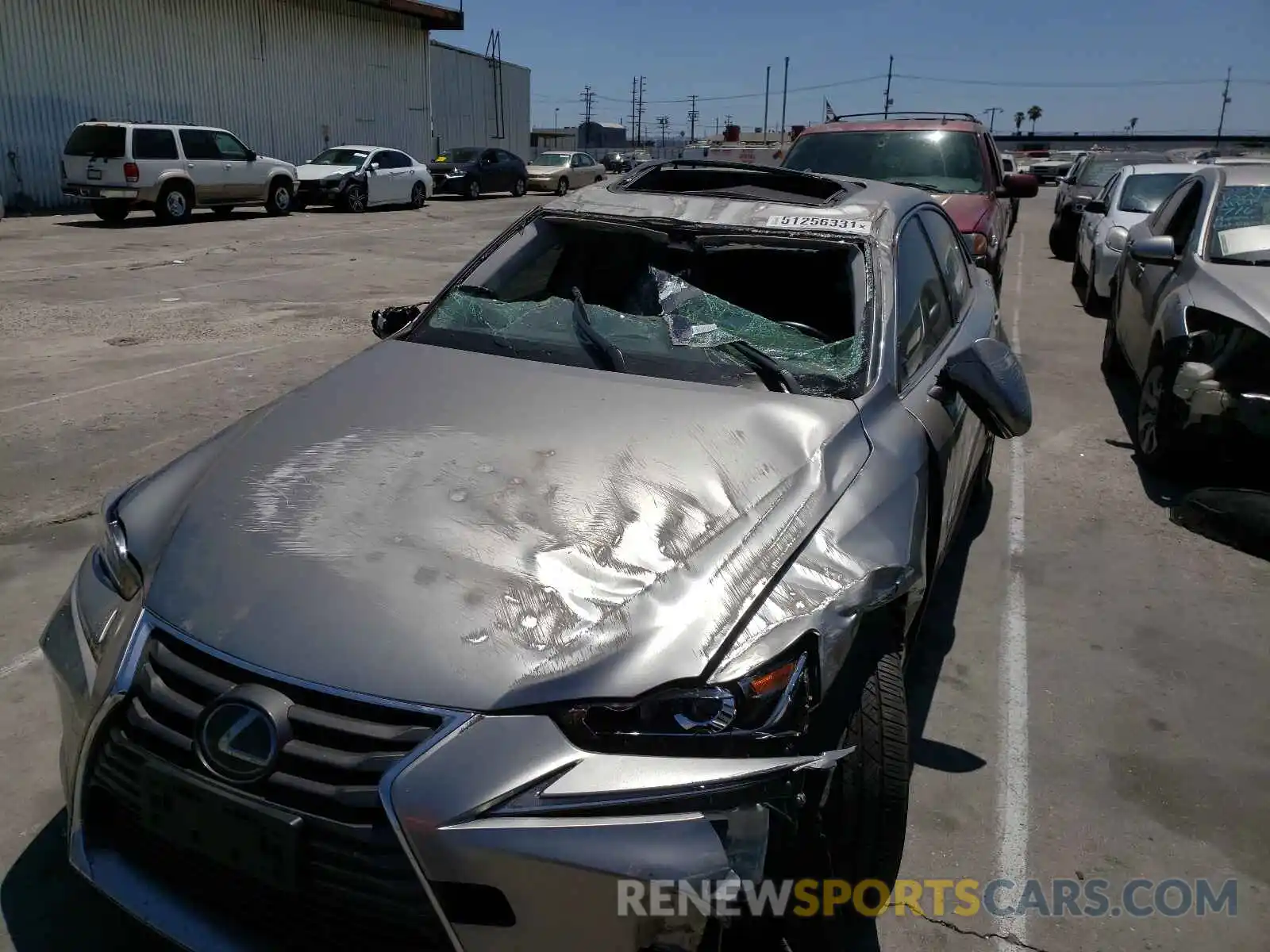 9 Photograph of a damaged car JTHAA1D28L5102638 LEXUS IS 2020