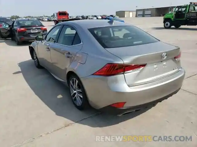 3 Photograph of a damaged car JTHAA1D28L5108665 LEXUS IS 2020