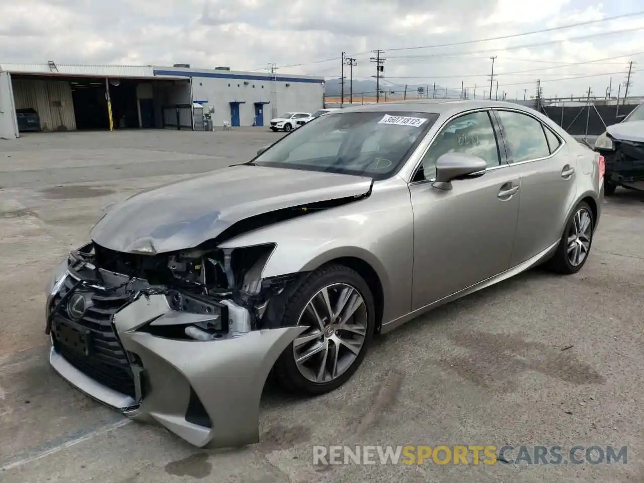 2 Photograph of a damaged car JTHAA1D29L5102714 LEXUS IS 2020