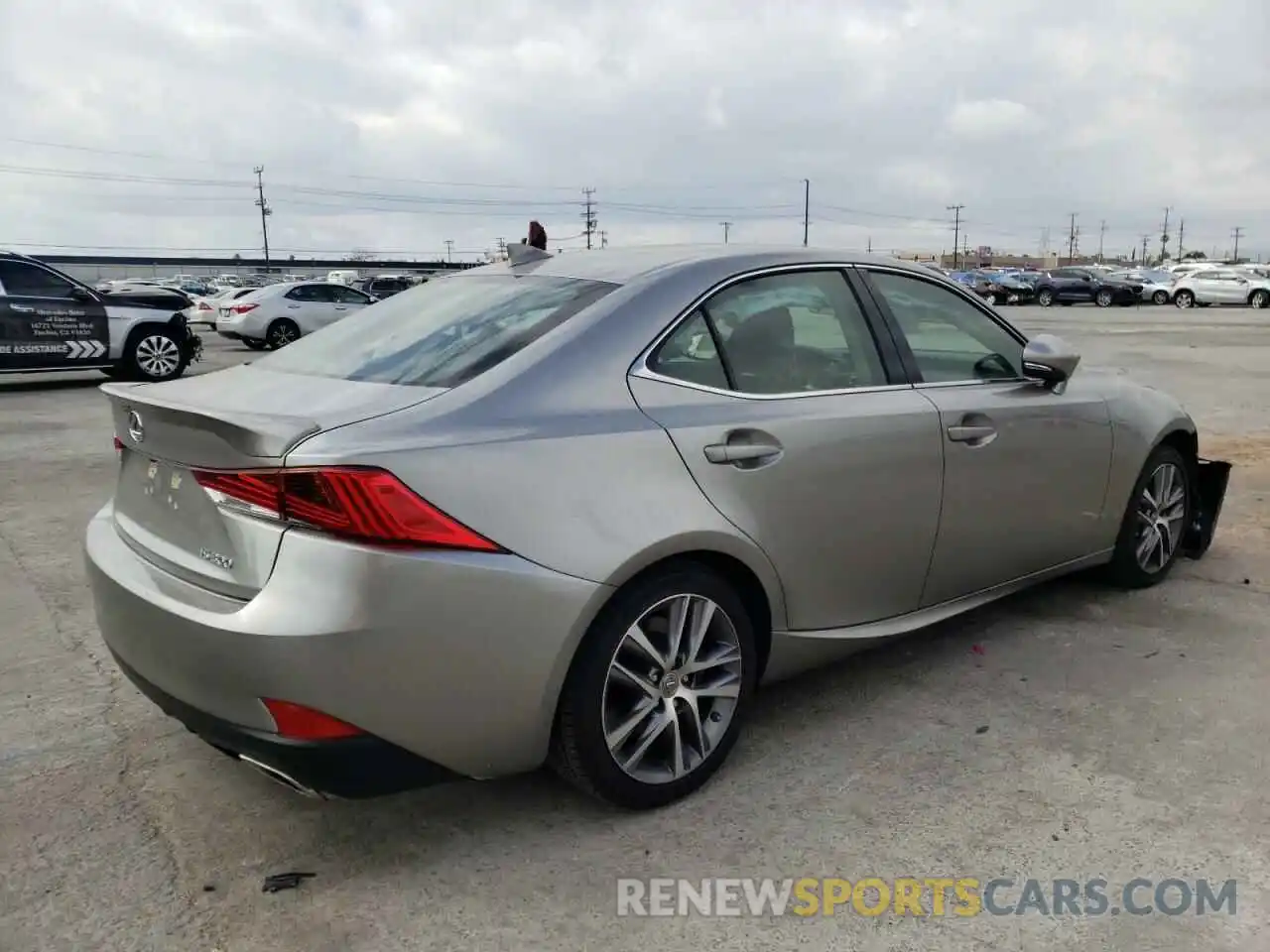 4 Photograph of a damaged car JTHAA1D29L5102714 LEXUS IS 2020