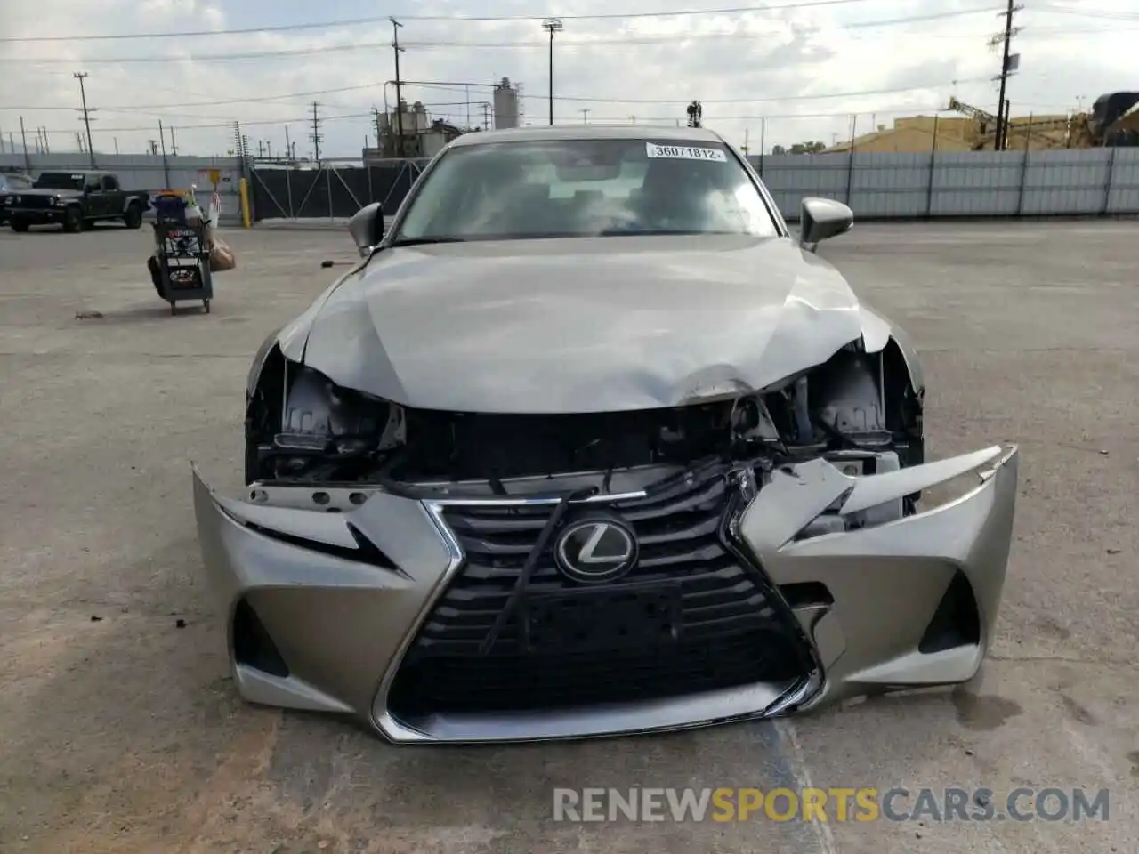 9 Photograph of a damaged car JTHAA1D29L5102714 LEXUS IS 2020