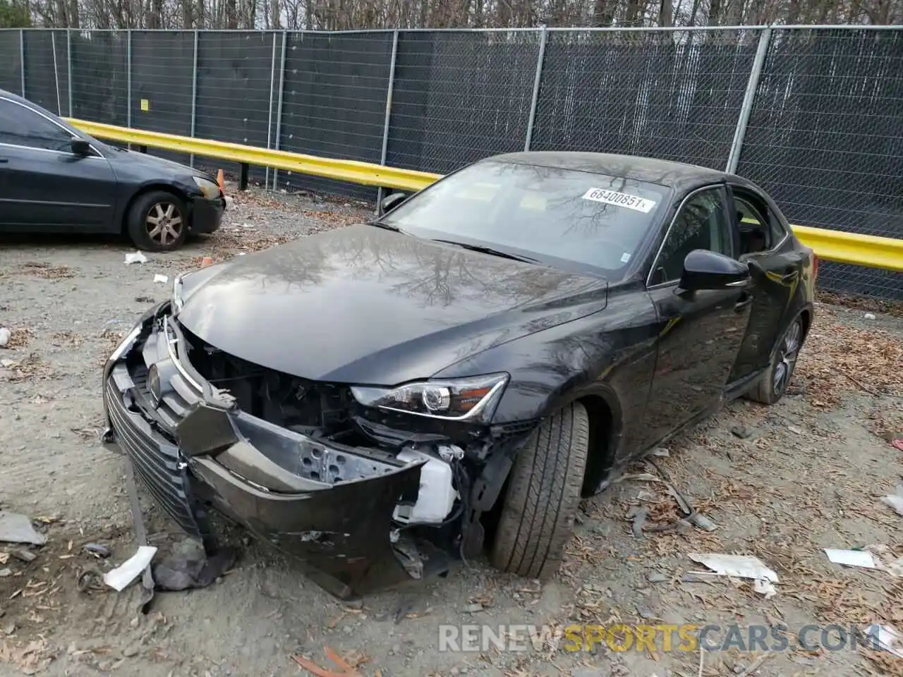 2 Photograph of a damaged car JTHAA1D29L5106729 LEXUS IS 2020