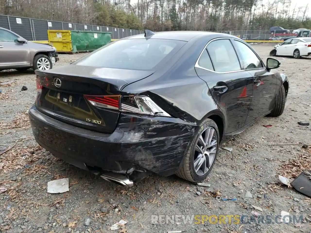 4 Photograph of a damaged car JTHAA1D29L5106729 LEXUS IS 2020