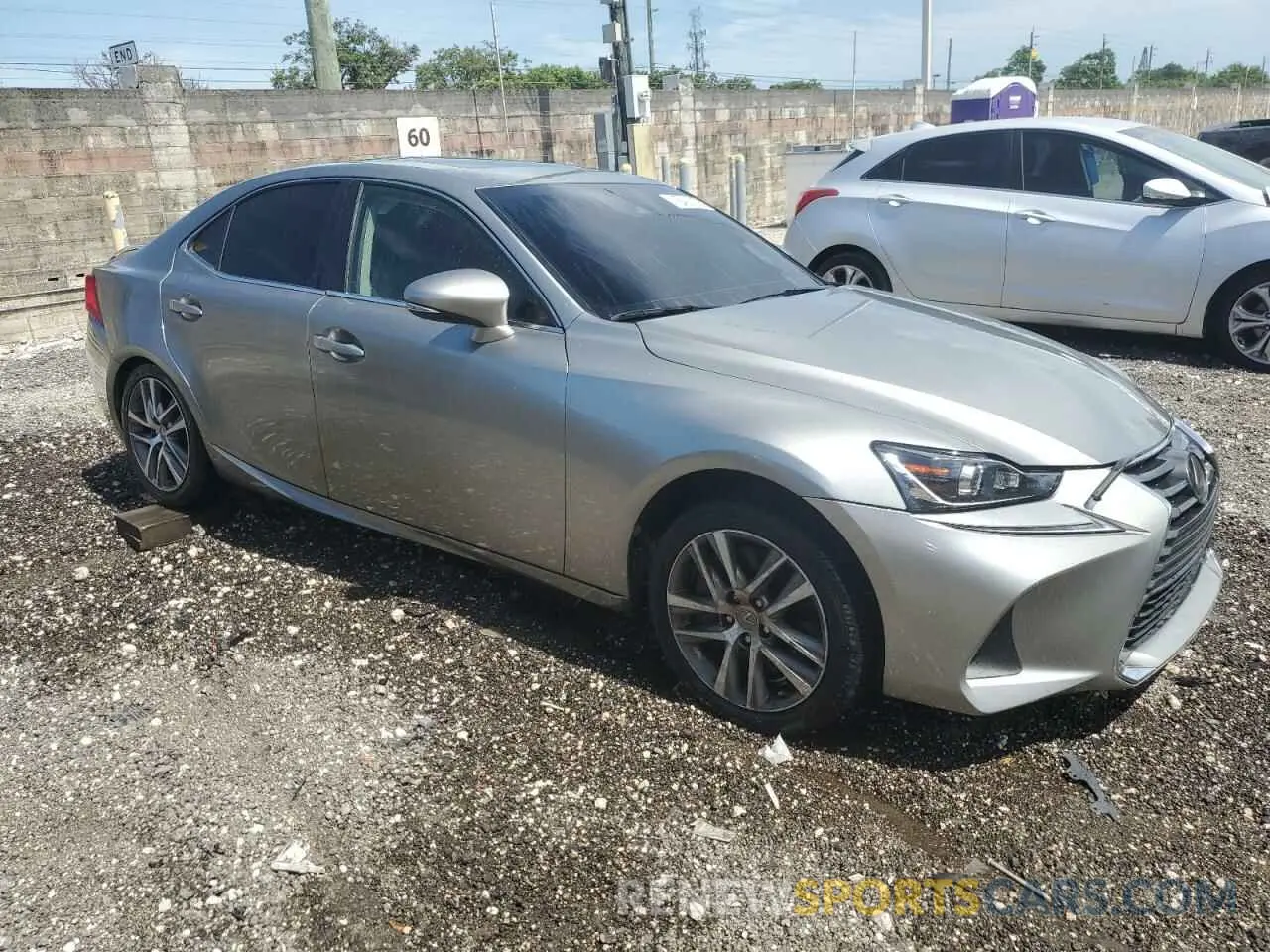 4 Photograph of a damaged car JTHAA1D2XL5102317 LEXUS IS 2020