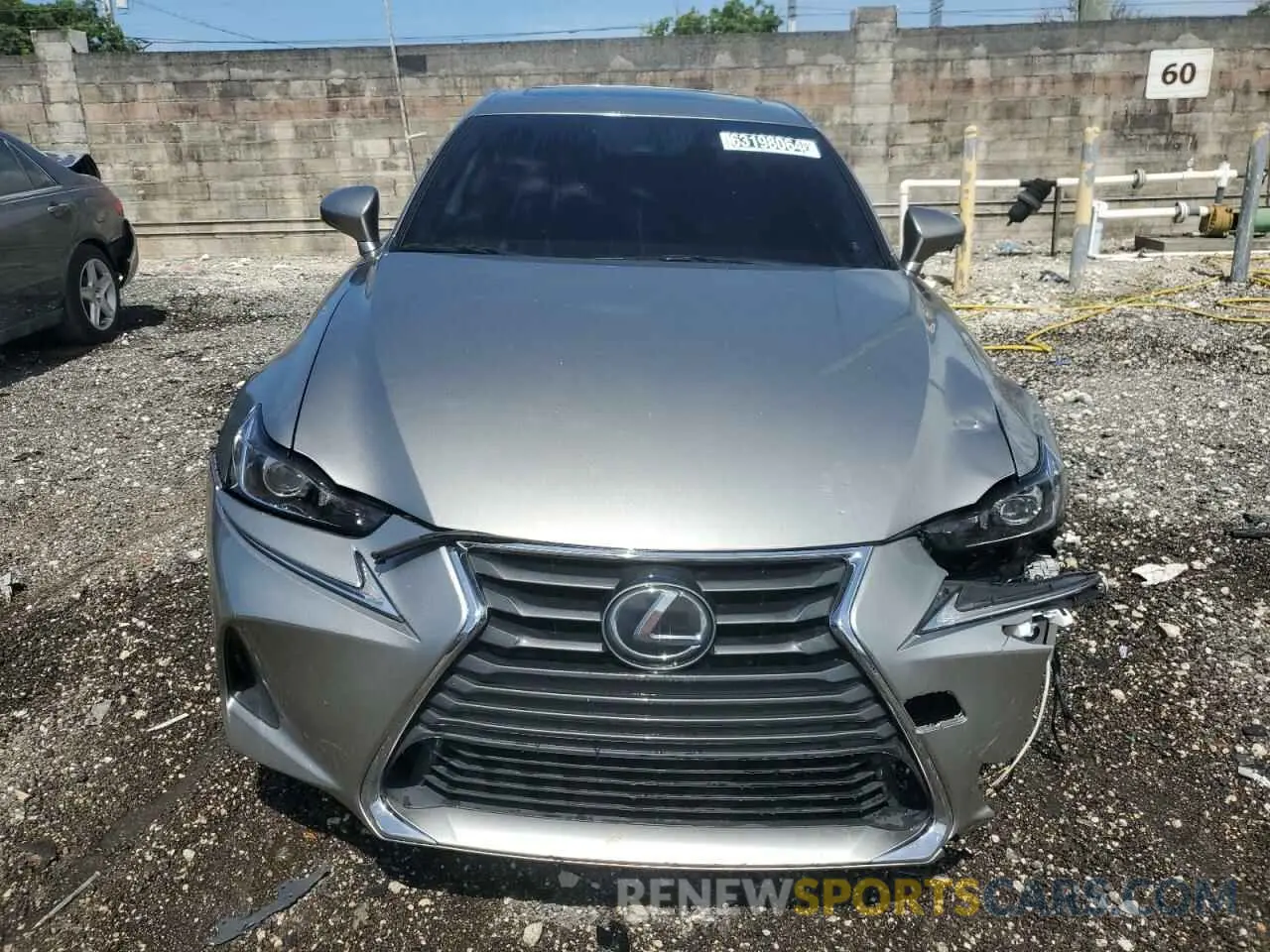 5 Photograph of a damaged car JTHAA1D2XL5102317 LEXUS IS 2020