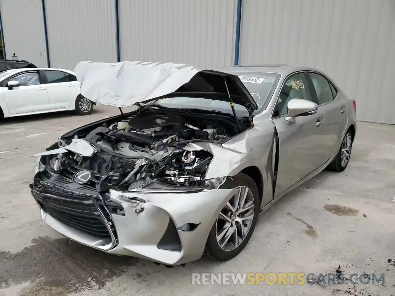 2 Photograph of a damaged car JTHAA1D2XL5103404 LEXUS IS 2020