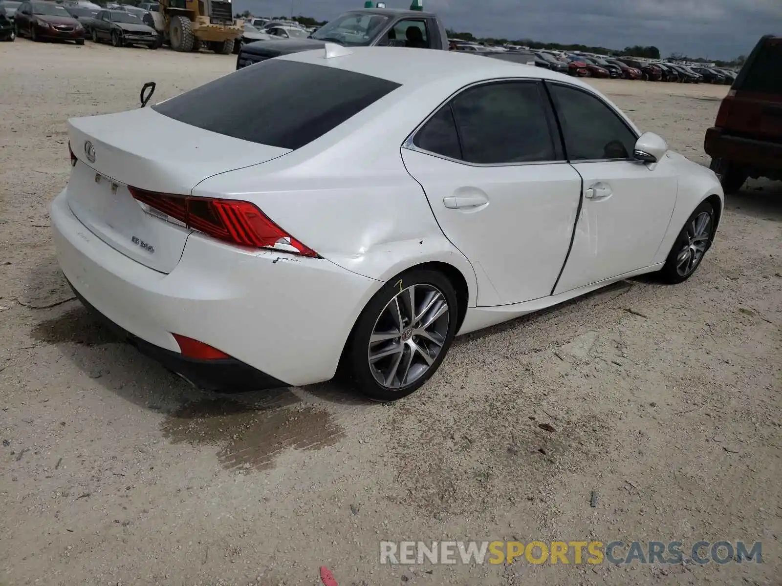 4 Photograph of a damaged car JTHAA1D2XL5103970 LEXUS IS 2020