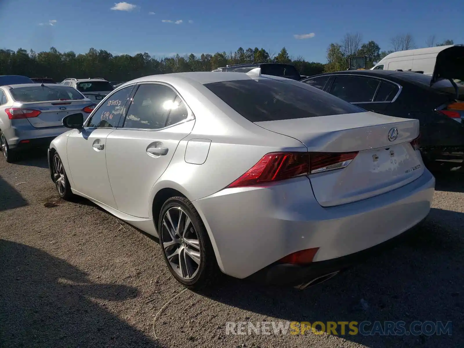 3 Photograph of a damaged car JTHD81F20L5040772 LEXUS IS 2020