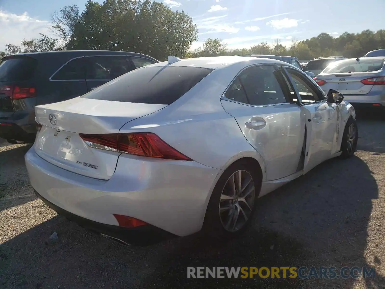 4 Photograph of a damaged car JTHD81F20L5040772 LEXUS IS 2020